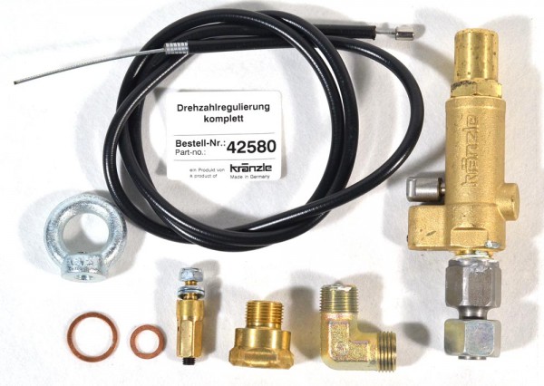 Drehzahlregulierung, komplett