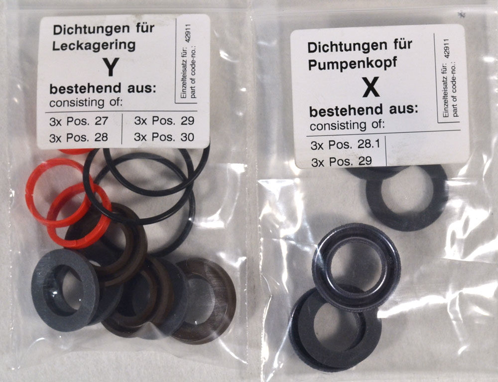 Rep-Satz Manschetten, APG-Pumpe, 15 mm