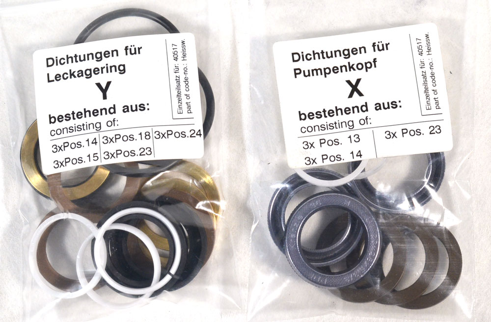 Rep-Satz Manschetten, AQ-Pumpe